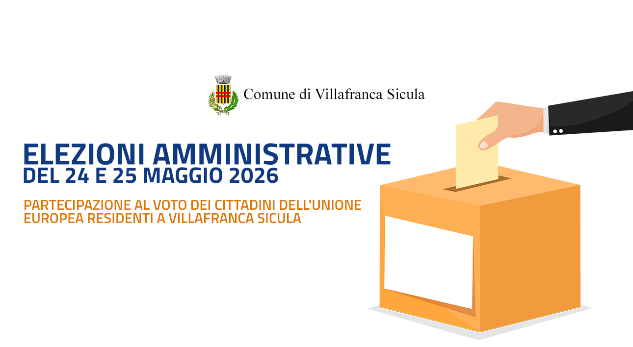 ANTEPRIMA VILLAFRANCA SICULA 2026 Elezioni Amministrative Voto Cittadini Ue